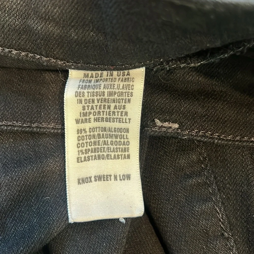 Lucky‎ Brand Women’s Black Knox Sweet N Low Wide Leg Denim Jeans Size 6